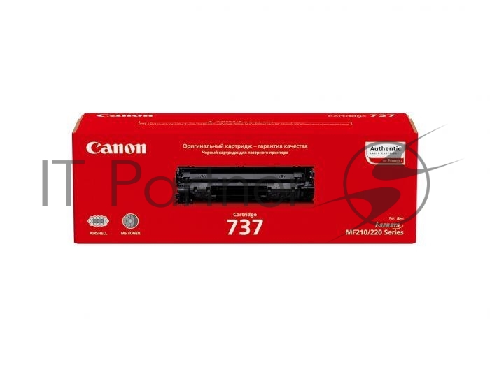 Картридж лазерный Canon 737 (9435B004) черный (2400 стр.) для Canon MF 211/212w/216n/217w/226dn/229dw/232w/237w/244dw/247dw/249dw