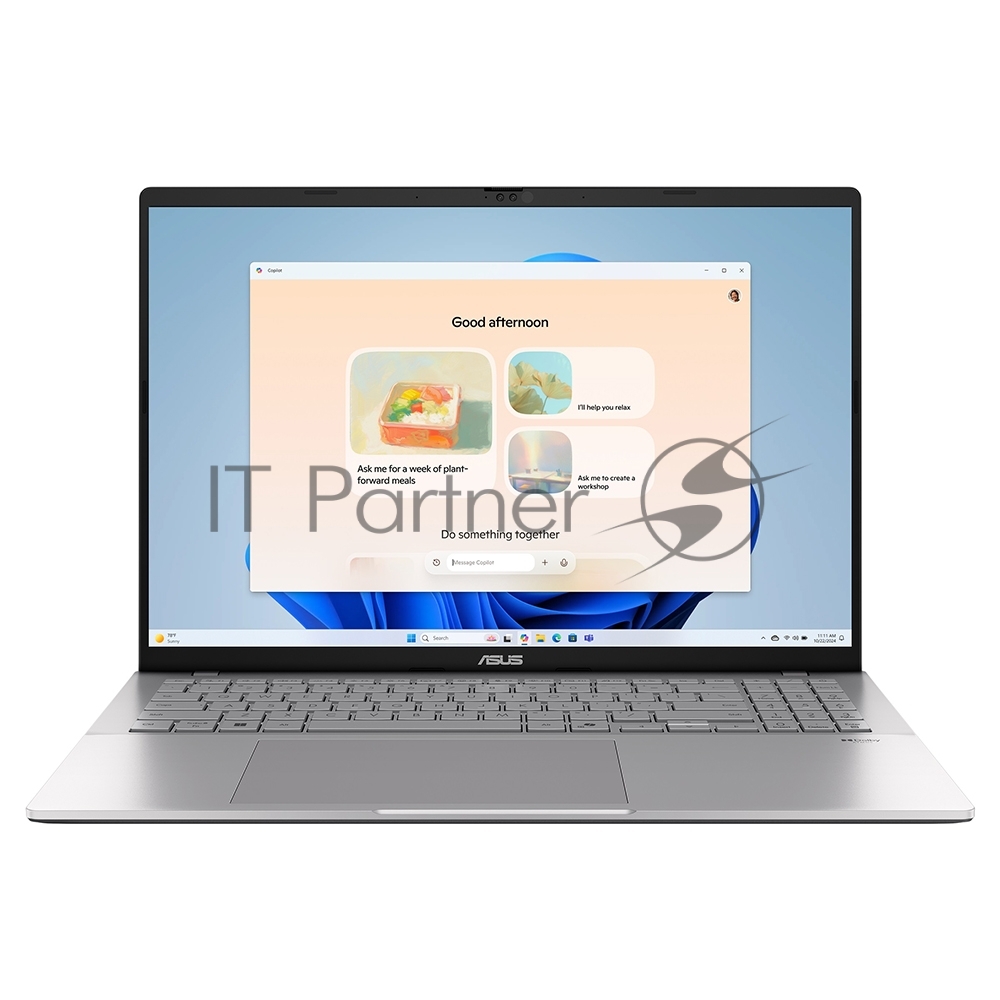 Ноутбук ASUS Vivobook S16 Special S3607VA-RP170  Intel Core 5 210H 2.2 GHz DDR5 16GB 512GB M.2 NVMe PCIe 4.0 SSD Intel UHD Graphics 16.0" WUXGA (1920 x 1200) 16:10 300NITS (144HZ) No OS 1.70 kg Cool Silver