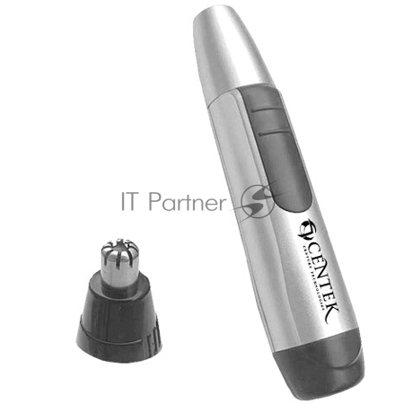 Триммер Centek CT-2180 (серый/черный) для носа и ушей, питание 1хАА (в комплекте не поставляются)