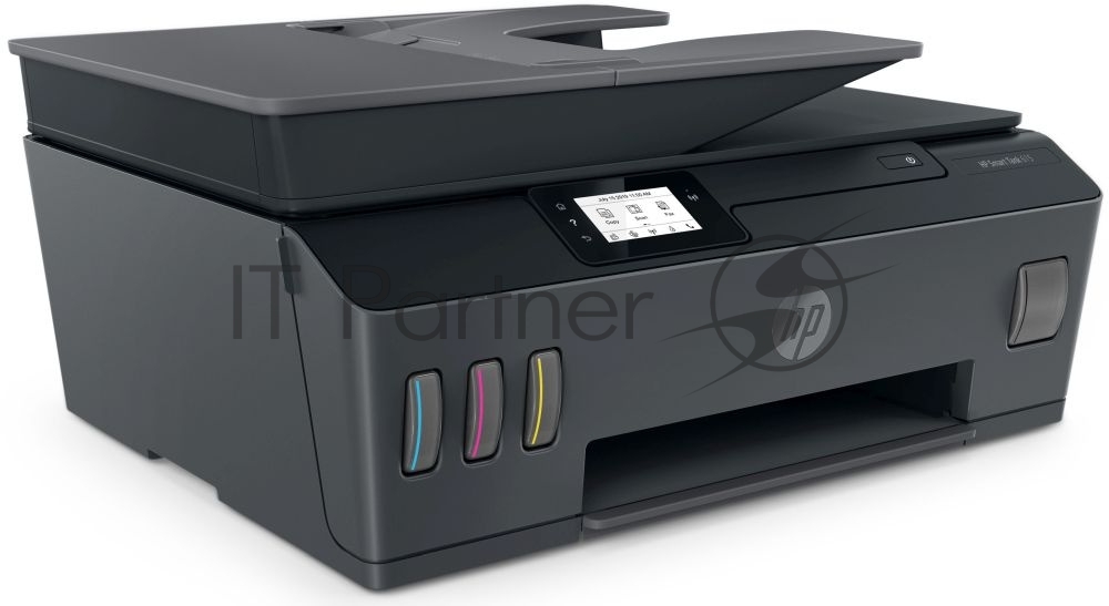 МФУ струйное HP Smart Tank 615 AiO (Y0F71A), A4, цветной, печ. до 22 стр/мин. (ч/б) до 16 стр/мин. (цвет), скан. до 5 стр/мин. (ч/б) 3 стр/мин. (цвет), 1200 x 1200 dpi (ч/б печать, скан.) 1200 x 4800 dpi (печать цвет), USB, Wi-Fi, BlueTooth, Air Print, Mopria