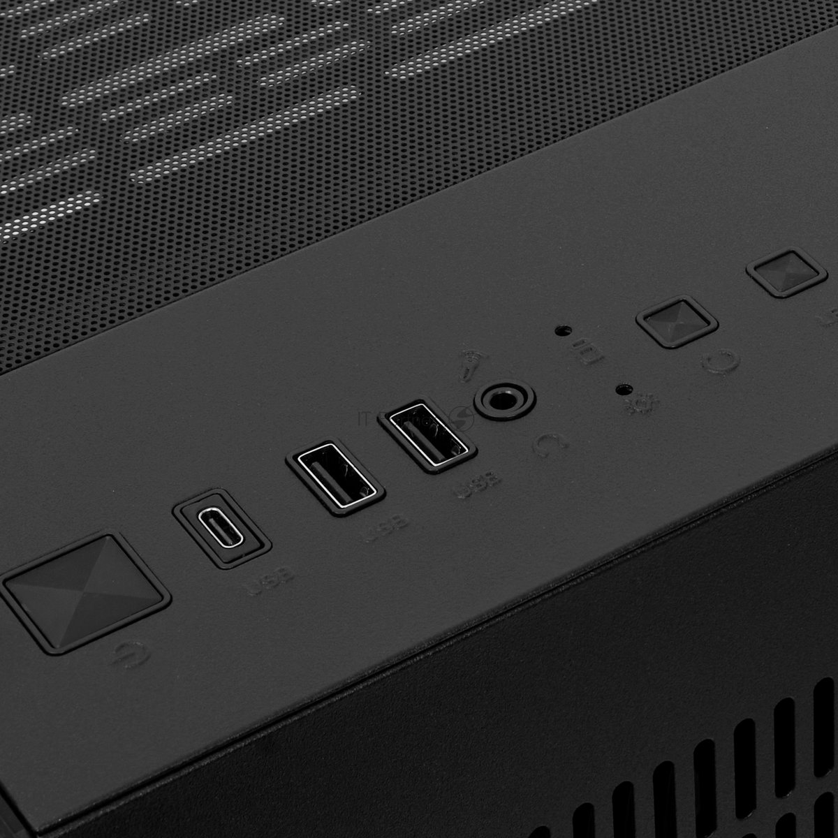 Компьютерный корпус HSPD F330, Panoramic Mini-tower, черный, TG, 0.5 SPCC, 3x120мм ARGB mATX, mITX 160/400/200мм 1x2.5", 2x3.5", 4xPCI 1xUSB-C 3.0, 2xUSB-A1.0 428x280x375мм