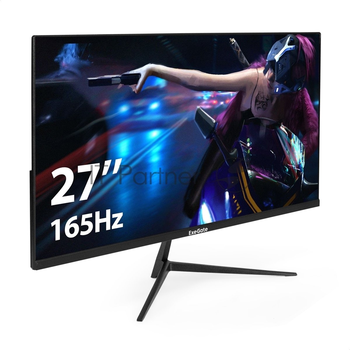 LCD ExeGate 27" EF2707C Combat {IPS 1920x1080 165Hz 1ms 16:9 300cd 1000:1 178/178 HDMI DisplayPort} [EX297306RUS]