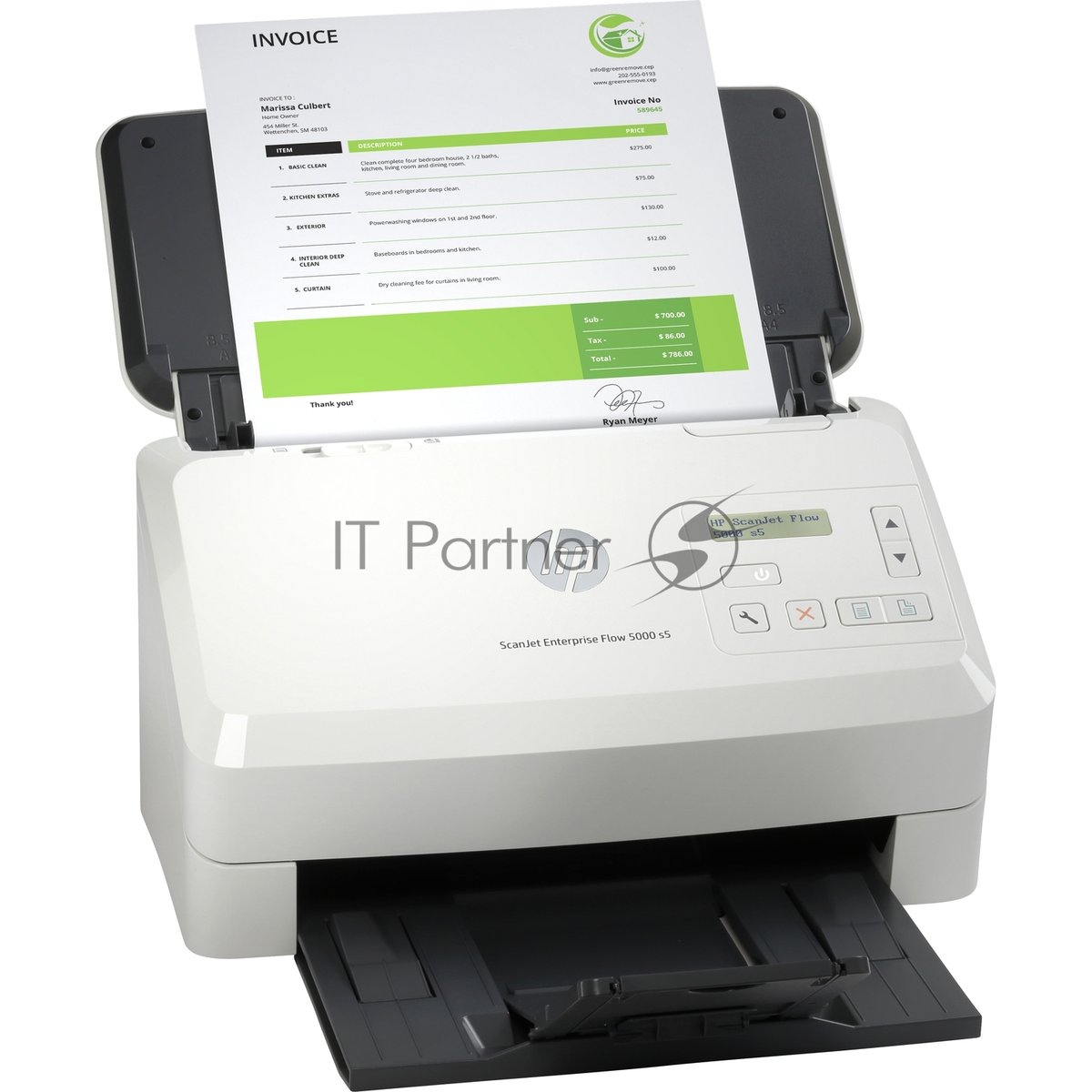 Сканер HP ScanJet Enterprise Flow 5000 s5, 1y warr, (replace L2755A)