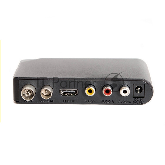 Ресивер эфирный цифровой DVB-T2 HD HD-555 пластик, дисплей, Эфир
