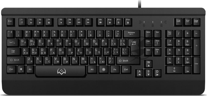 Клавиатура проводная игровая SVEN KB-G9450 (104кл., мет. корпус, 12 Fn функций, подсветка)