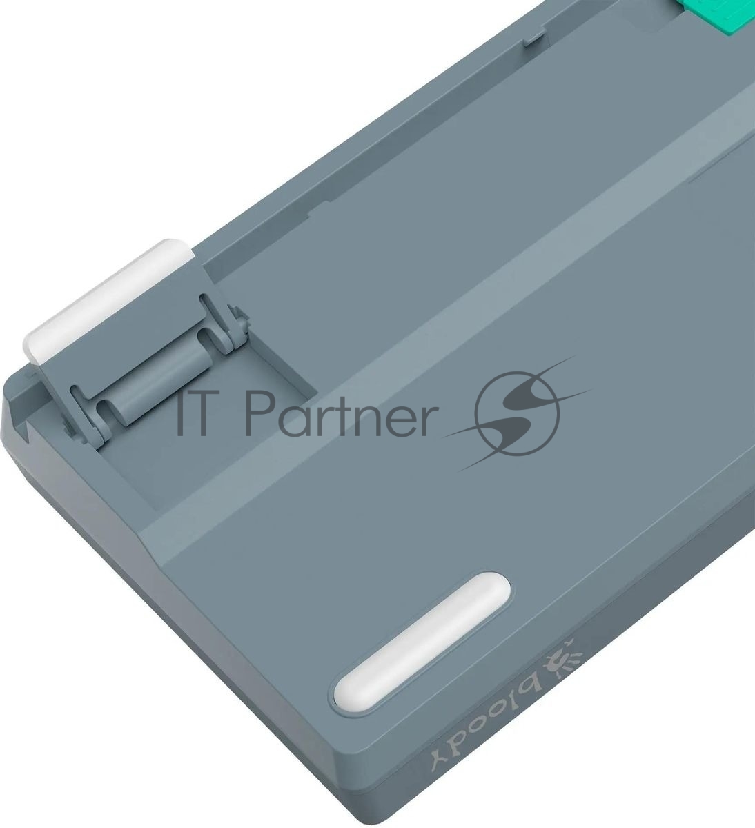 Клавиатура проводная A4Tech Bloody S87 Energy USB серый/зеленый