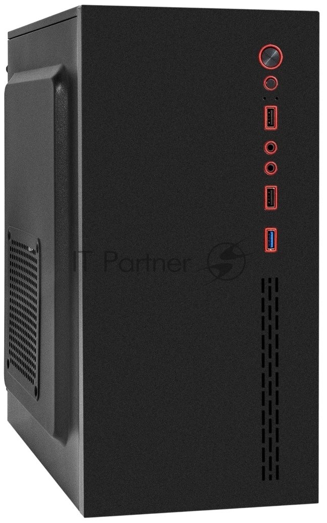 Компьютерный корпус Minitower ExeGate BAA-403U-AA500 (mATX, БП AA500 с вент. 8см, 2хUSB/1хUSB 3.0, HD Audio, черный)