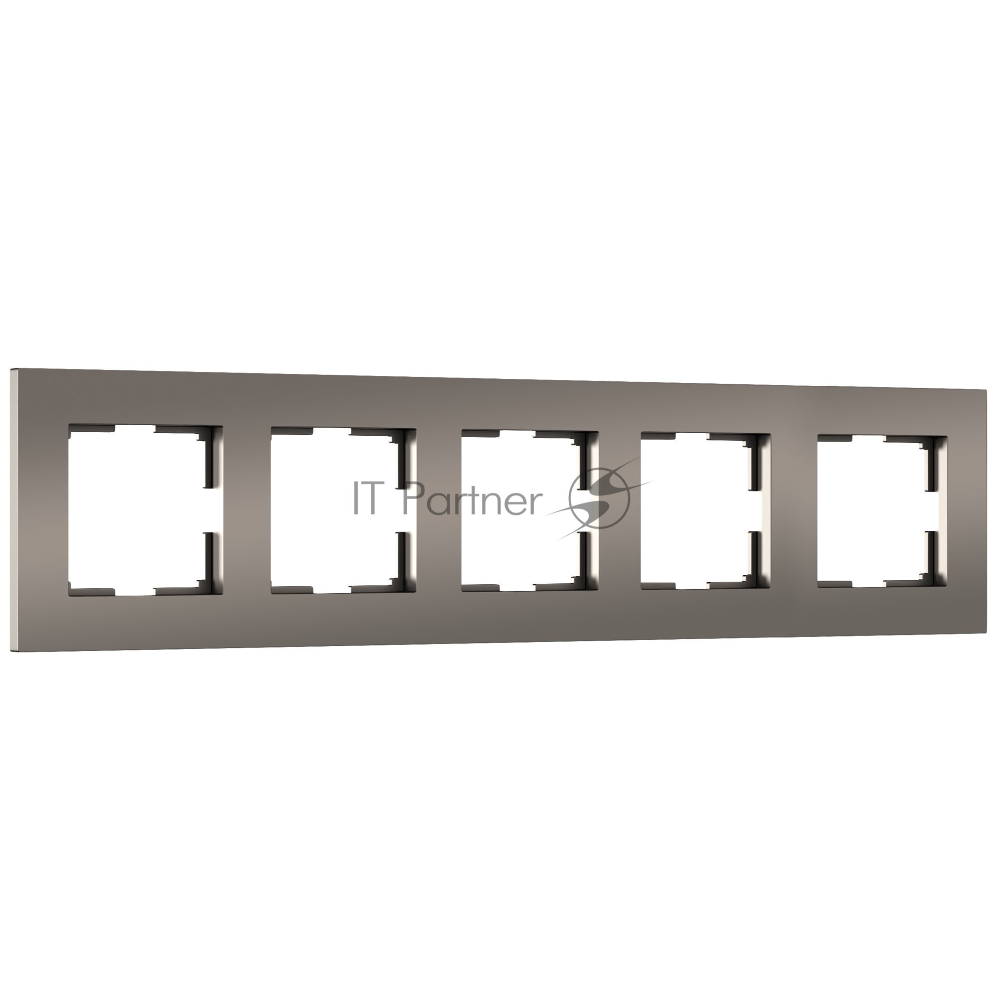 Рамка на 5 постов Slab (бронза софт) W0052963