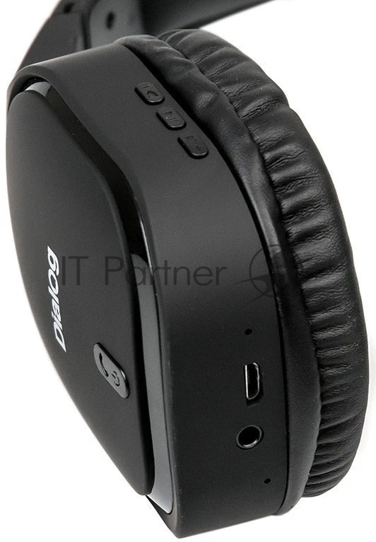 Гарнитура Dialog HS-11BT чёрный, беспроводная + проводная, Bluetooth, до 4 ч