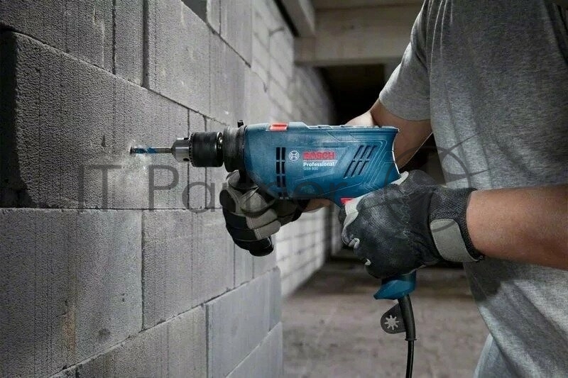 Дрель-шуруповерт Bosch GSB 600, 600 Вт, 1,5 Нм, щеточный, ударная