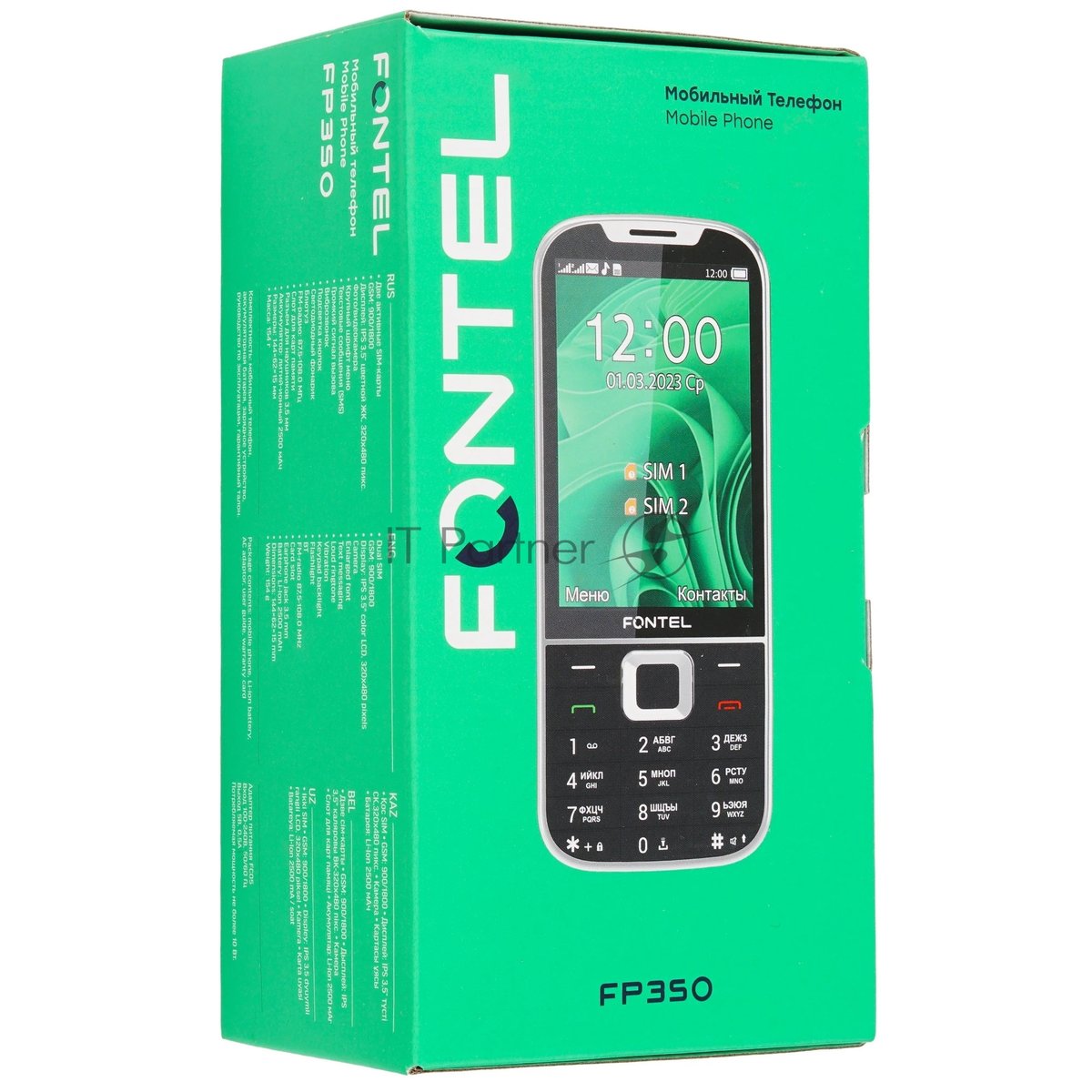 Мобильный телефон FONTEL FP350 черный