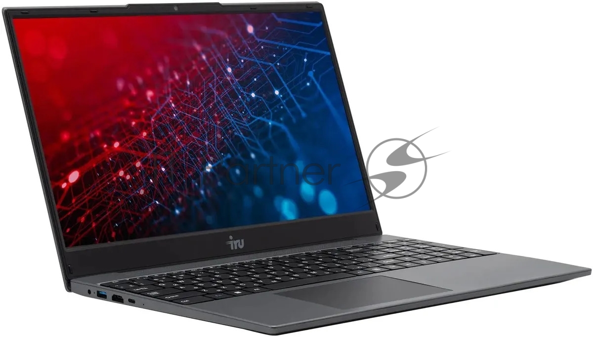 Ноутбук iRU Калибр 15PH/15.6"/IPS/AMD Ryzen 7 5700U/16Gb/512Gb/SSD/AMD Radeon RX Vega 8/FreeDOS/черный/2kg