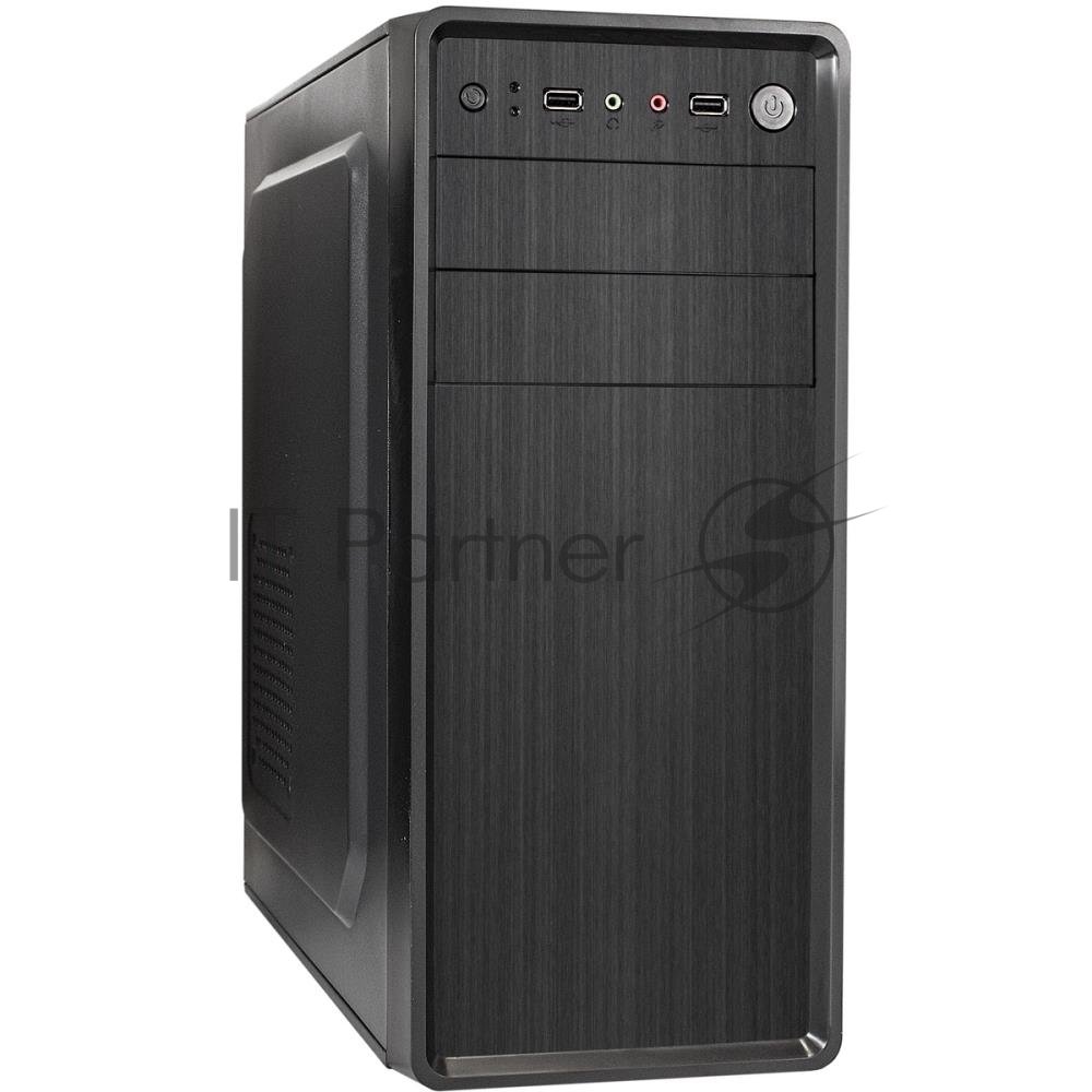 Компьютерный корпус Miditower ExeGate XP-401 Black, ATX, (без БП), 2*USB, Audio