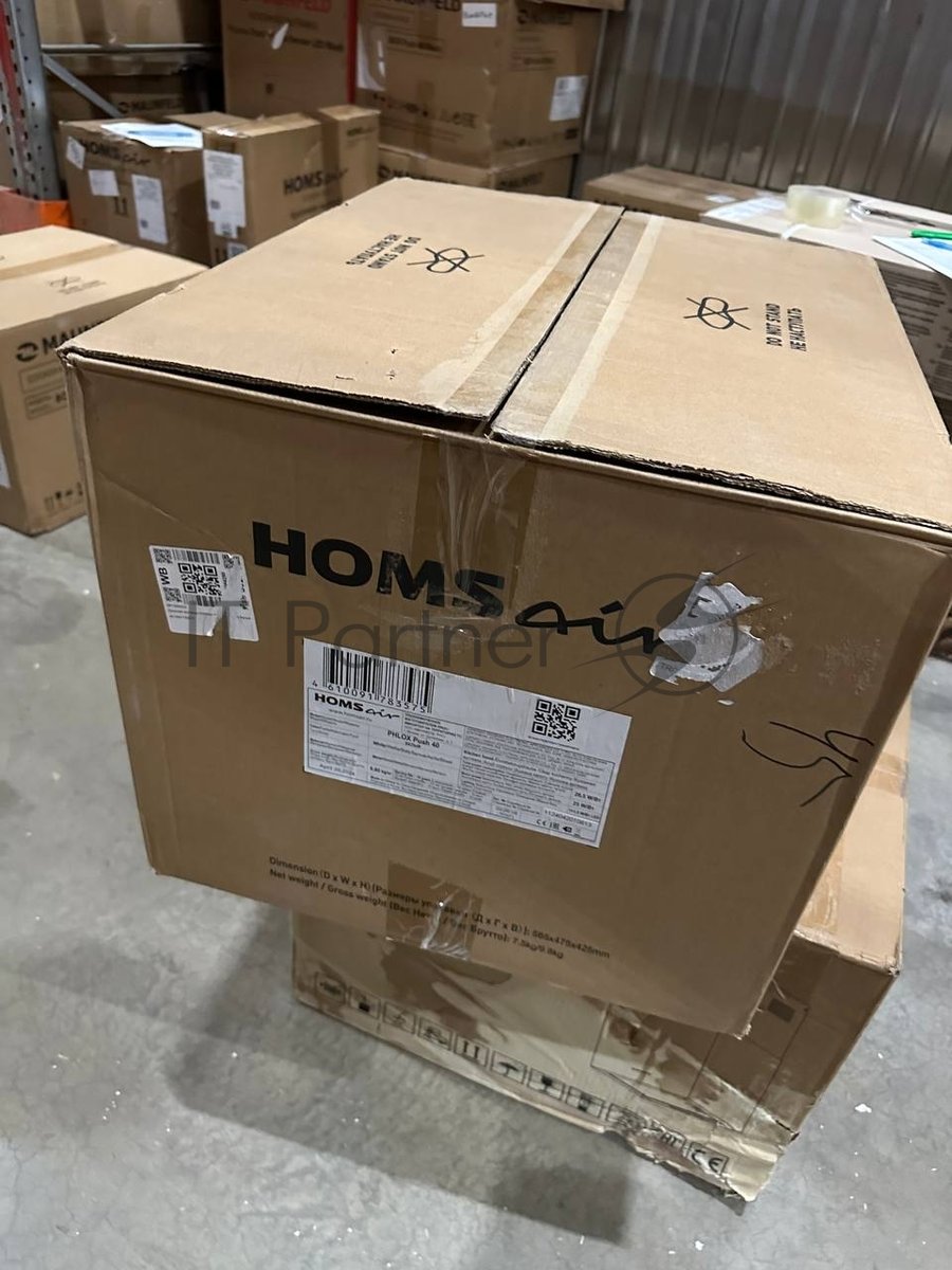 (Поврежденный товар) Кухонная вытяжка HOMSair PHLOX Push 40 белый (Вмятина на корпусе)