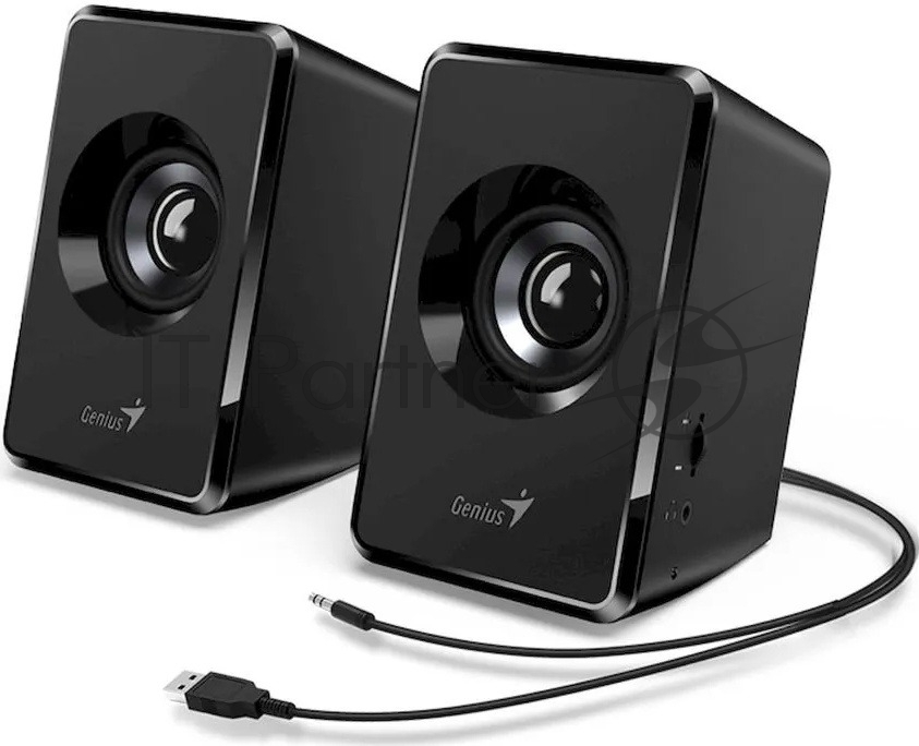 Акустическая система 2.0 GENIUS SP-U125 black (3Вт, питание от USB) (31730042400)