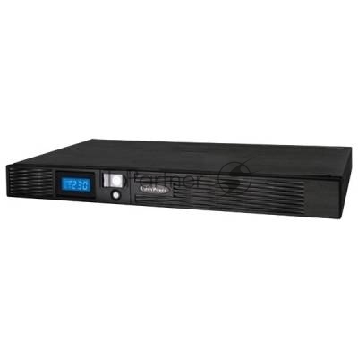 ИБП CyberPower PR1000ELCDRT1U, Rackmount, Rackmount, Line-Interactive, 1000VA/800W, 6 IEC-320 С13 розеток, USB&Serial, SNMPslot, LCD дисплей, Black, 0.6х0.55х0.15м., 24.4кг./ UPS Line-Interactive CyberPower PR1000ELCDRT1U 1000VA/800W USB/RS-232/EPO/SNMPslot (6 IEC С13)