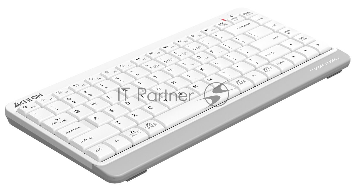 Клавиатура беспроводная A4Tech Fstyler FBK11 USB, Bluetooth/Радиоканал, белый/серый