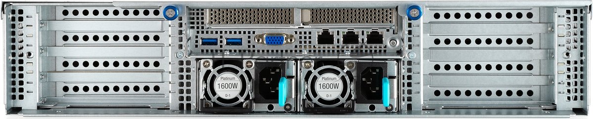 Серверная платформа Asus ESC4000-E10 up to 205W, 2x SFF8643 on the backplane, 2x 1600W PSU, (274285)