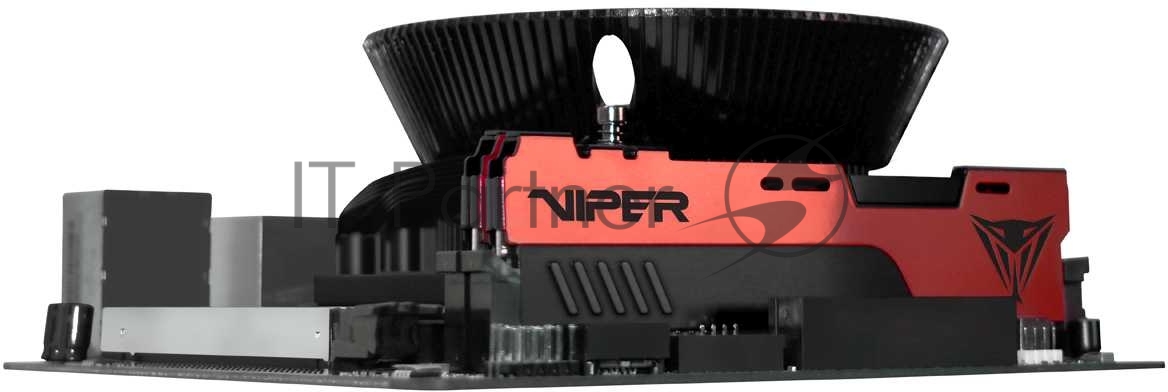 Оперативная память Patriot Viper Elite II, DDR4, 32GB (2x16 GB), 3600 MHz, CL20, DIMM, радиатор, красный, черный