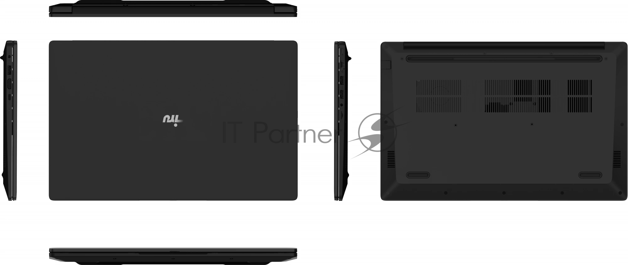 Ноутбук iRU Planio 15ING/N100/8Gb/SSD512Gb/15.6"/IPS/Intel Iris Xe Graphics/Без ОС/черный/1.75kg