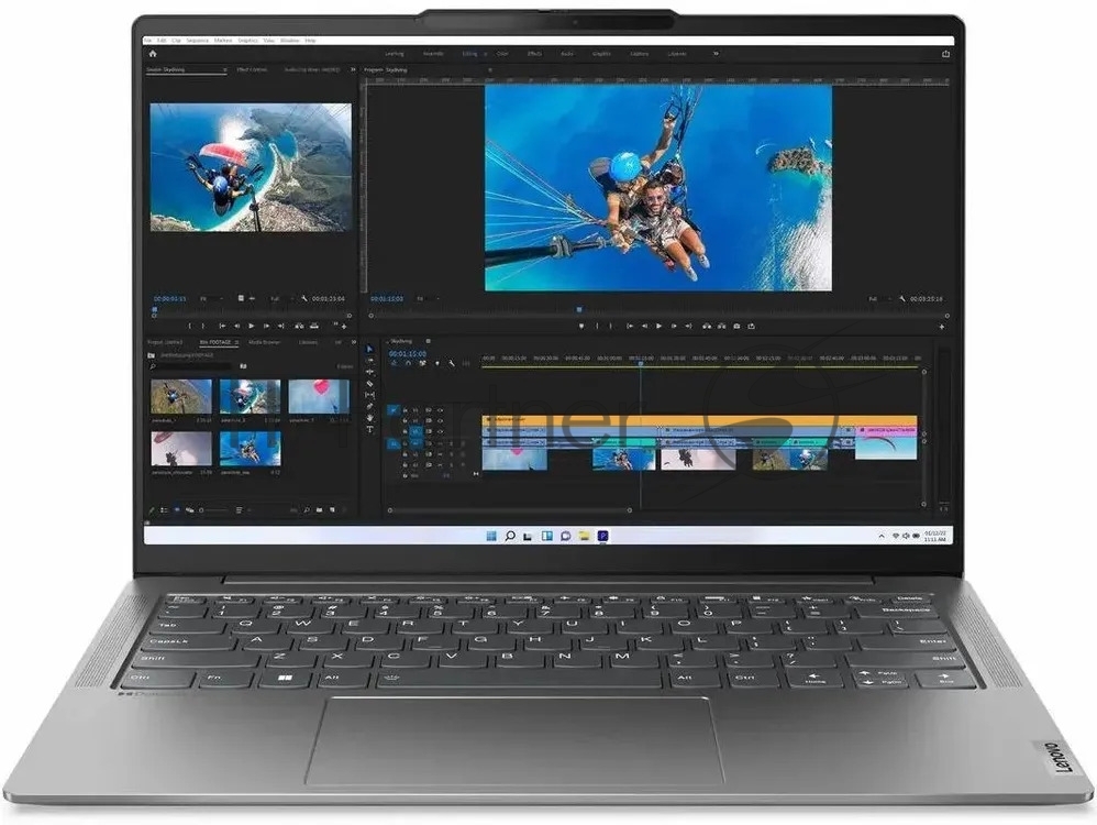 Ноутбук Lenovo Yoga Slim 6 14IRH8 Intel Core i7 13700H 2400MHz/14"/2240x1400/16GB/512GB SSD/Intel Iris Xe Graphics/Wi-Fi/Bluetooth/Windows 11 Home (83E00054RU) Grey