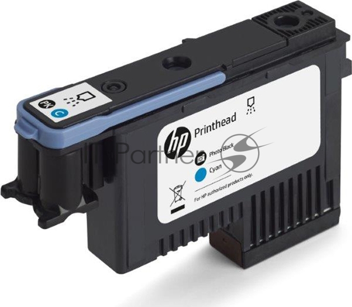 HP F9J86A Печатающаяя головка №744, Photo Black/Cyan {Designjet, (300ml)}