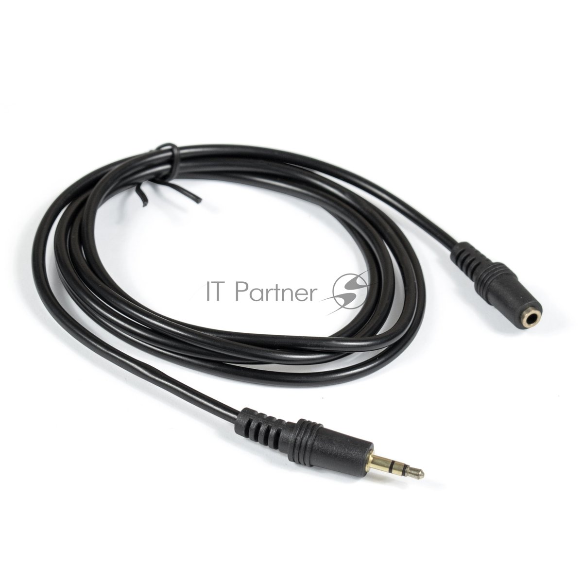 Exegate EX284943RUS Удлинитель звуковой ExeGate EX-CCA-423-1.5 (3.5mm Jack M/3.5mm Jack F, 1,5м, позолоченные контакты)