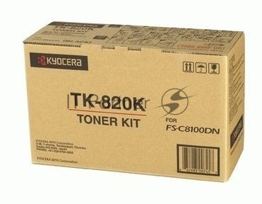 Картридж лазерный Kyocera-Mita TK-820K черный для FS-C8100DN 15000 стр.