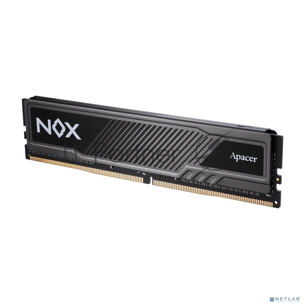 Оперативная память Apacer Nox, DDR4, 16GB (1x16 GB), 3200 MHz, CL16, DIMM, радиатор, черный