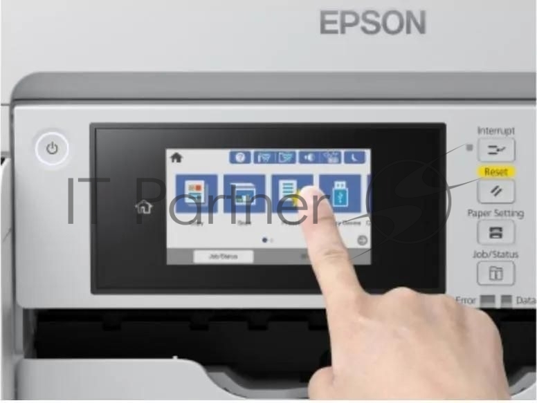 МФУ струйное EPSON M15180 (C11CJ41408), A3+, ч/б, печ. до 25 стр/мин., скан. до 26 стр/мин., 4800 x 1200 dpi (печать) 1200x1200dpi, USB, RJ-45, Wi-Fi, Air Print