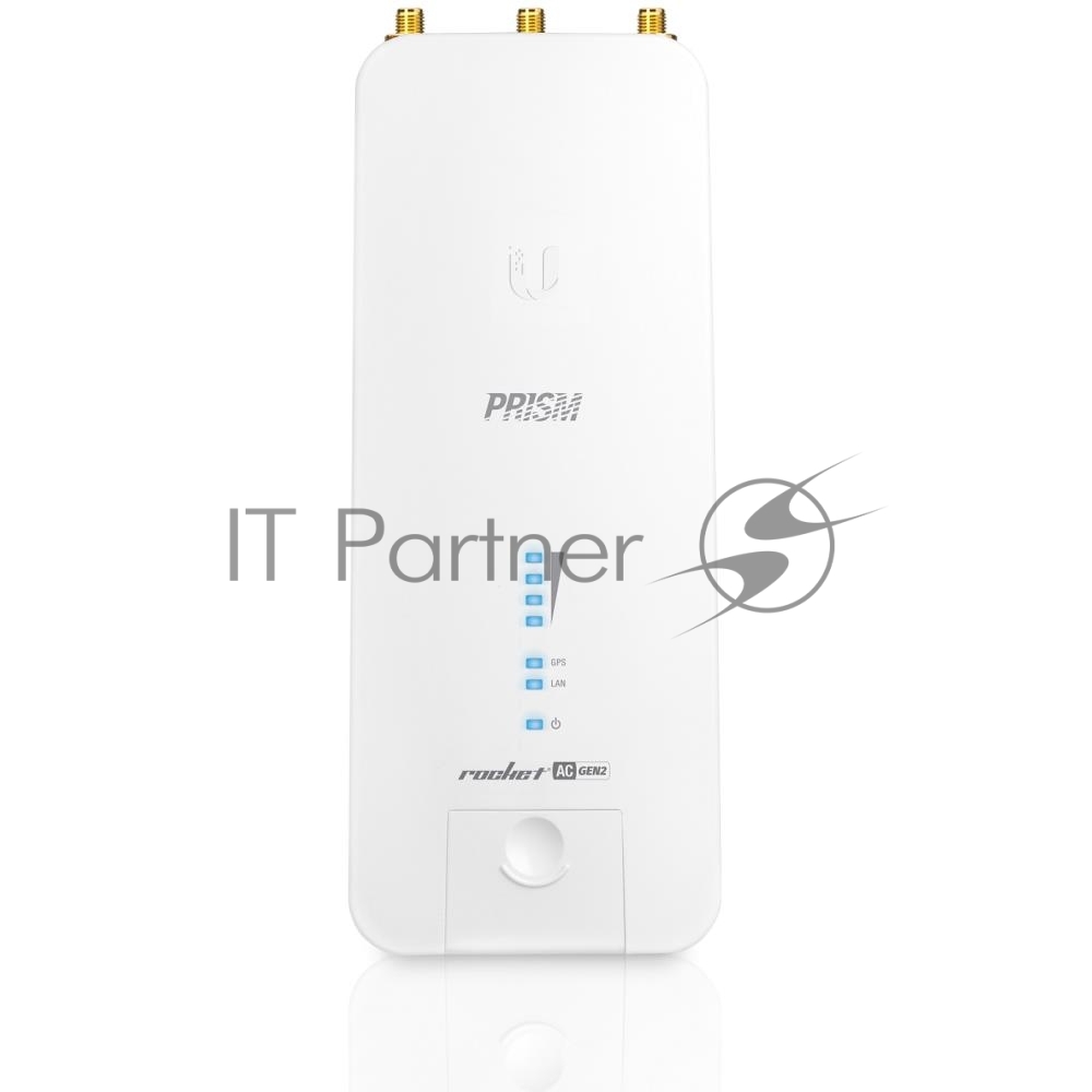 Точка доступа Ubiquiti RP-5AC-Gen2 Rocket 5AC PRISM Gen 2 Радиоустройство 5 ГГц, PtMP/PtP, airMAX ac, 2x RP-SMA, фильтры airPrism, GPS Sync
