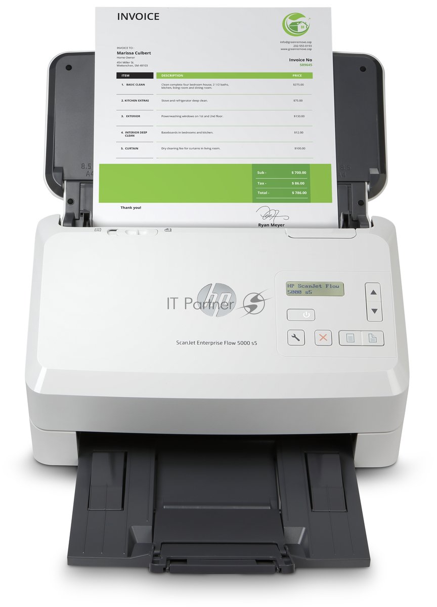 Сканер HP ScanJet Enterprise Flow 5000 s5, 1y warr, (replace L2755A)