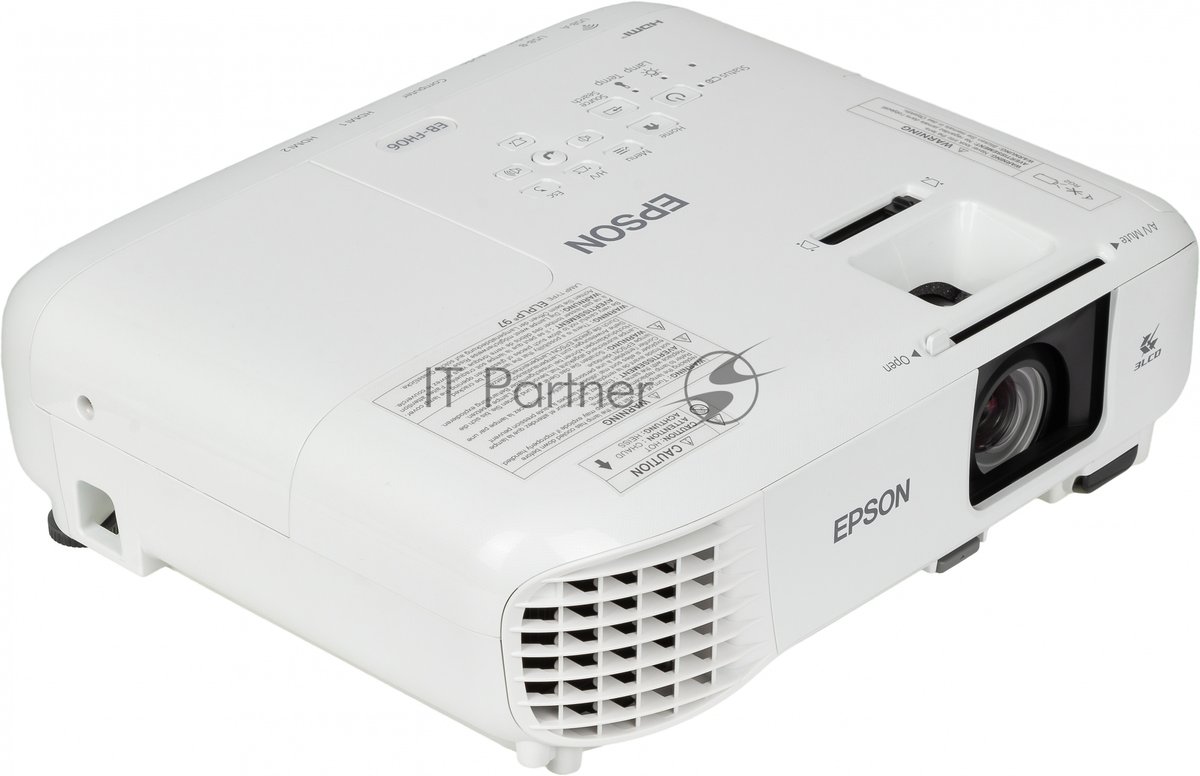 Проектор Epson EB-FH06 белый (LCD, 1920×1080, 3500Lm, 16000:1, 2.7 kg) (V11H974040)