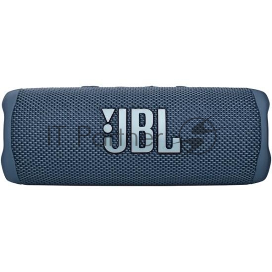 Портативная акустика JBL Flip 6 синий, Bluetooth 5.1, время воспроизведения 12 ч, емкость аккумулятора 4800 mAh, время заряда 2,5 ч, синий