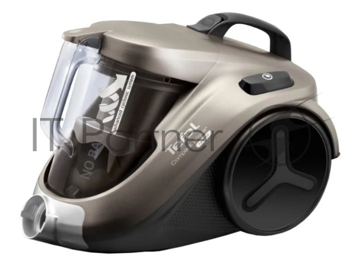 Пылесос Tefal TW3786RA серый/черный, 750/2100 Вт, уборка сухая, пылесборник контейнер 1,5 л