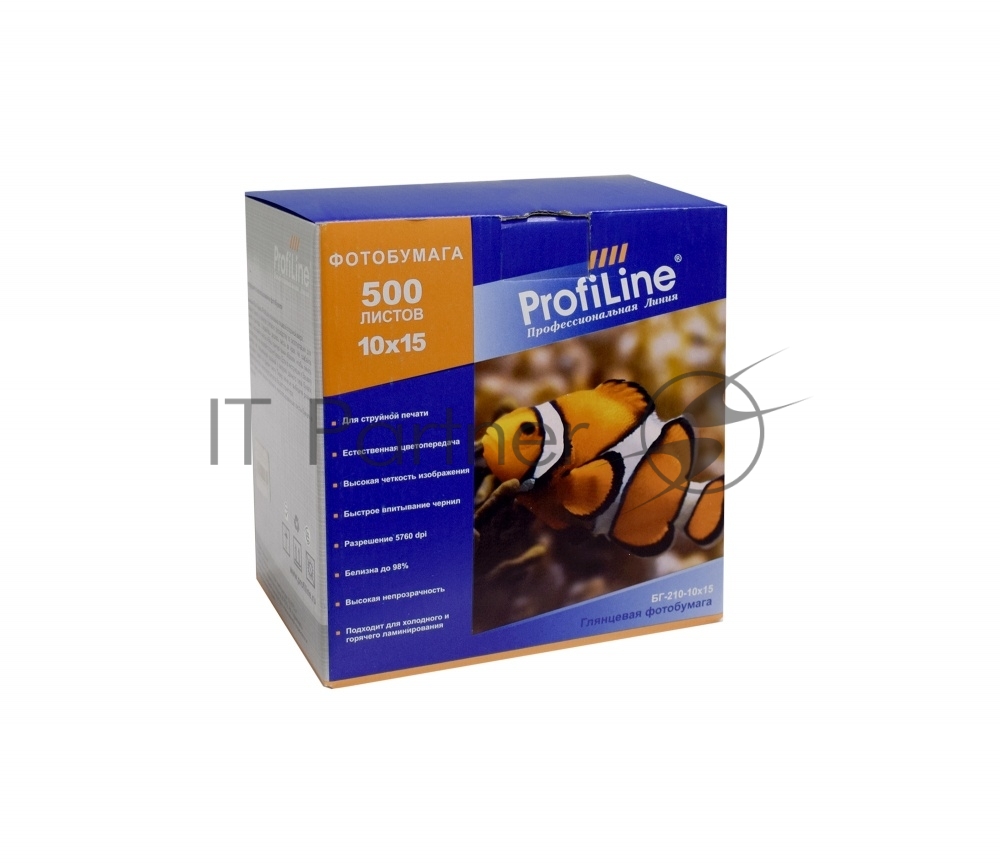 БГ-210-10x15-500 Фотобумага глянцевая 210 г/м2, 10x15, 500 л, 2880 dpi