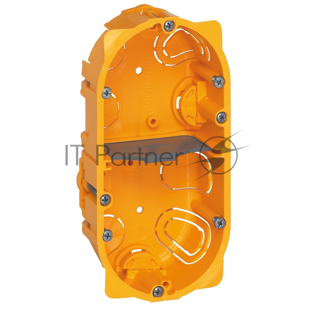 Legrand 080042 Коробка многоместная - Программа Batibox - для сухих перегородок - 2-местная - 4/5 модулей - глубина 40