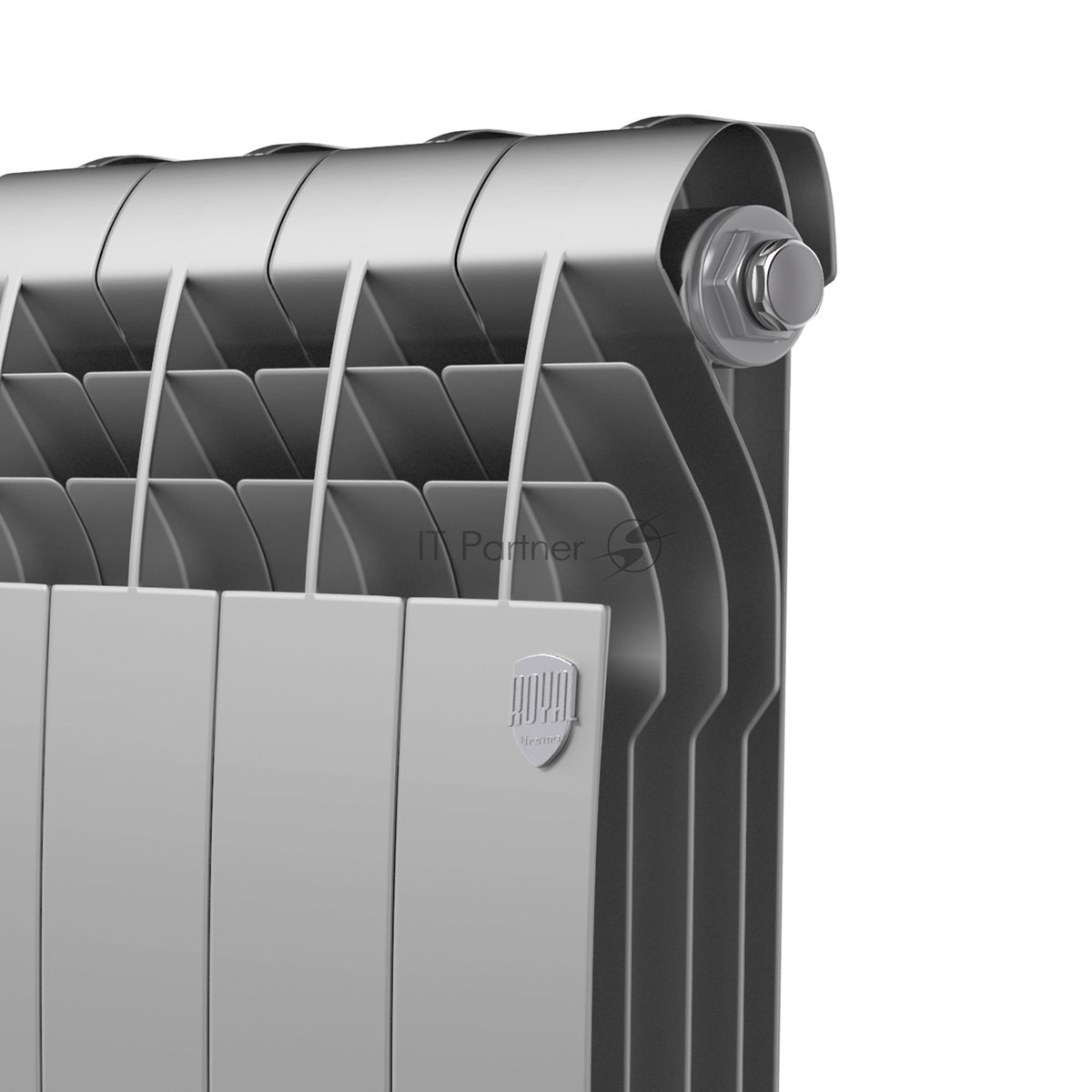 Радиатор Royal Thermo BiLiner 350/Silver Satin - 12 секц.