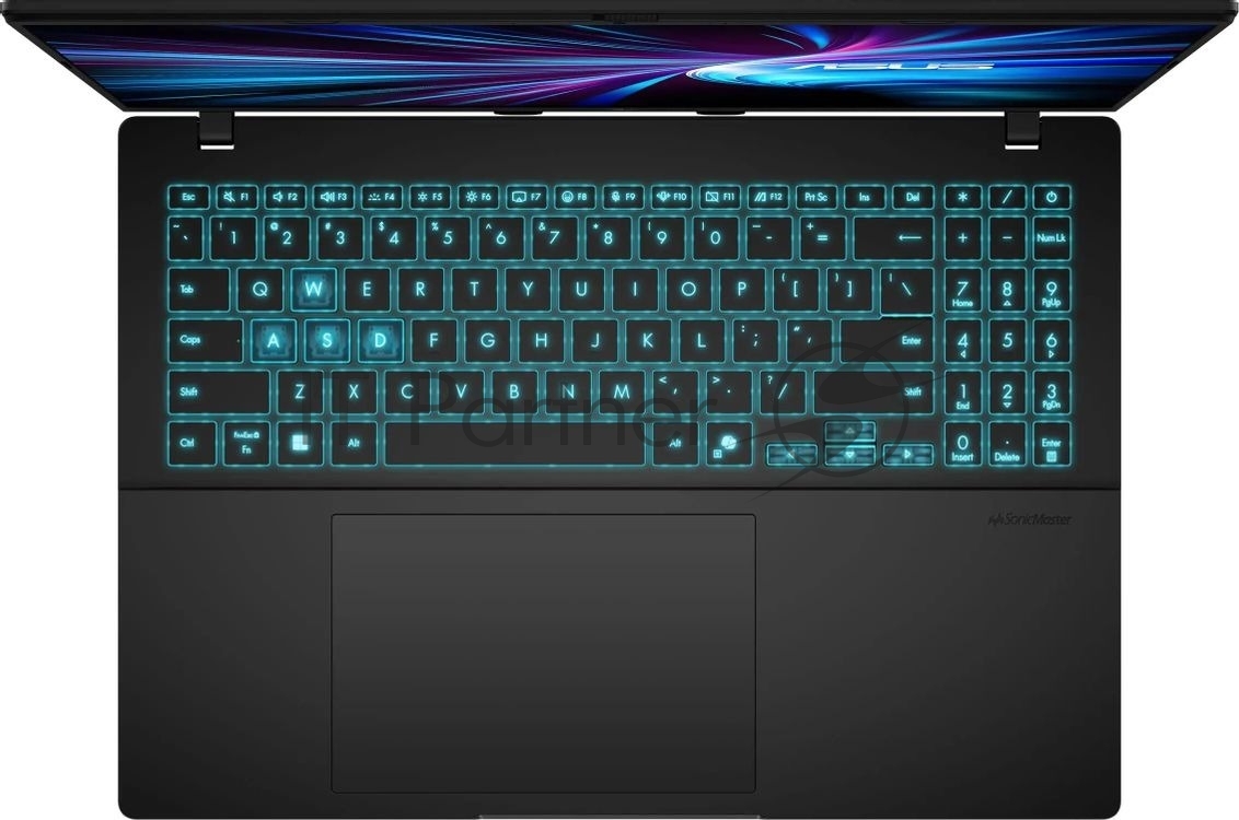 Ноутбук Asus V16 V3607VM-TK220/16"/IPS/Intel Core 5 210H/16Gb/512Gb SSD/NVIDIA GeForce RTX 5060 8Gb/без ОС/черный/1.95kg