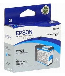 Картридж T5802 C13T580200 для Epson Stylus Pro 3800/3880 80ml голубой