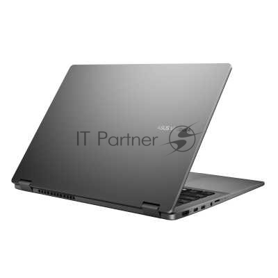 Ноутбук ASUS TP3407SA-QL055W серый 90NB14Y1-M00690 flip 14"(1920x1200 OLED)/Touch/Intel Core Ultra 7 256V(2.2Ghz)/16Gb/1024PCISSDGb/noDVD/Int:Intel Arc graphics/Cam/BT/WiFi/70WHr/war 1y/1.57kg/Win 11Home + стилус
