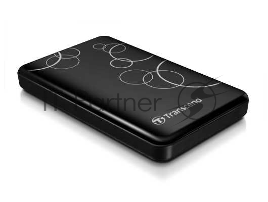 Внешний HDD 2.5" Transcend StoreJet 25A3, 1TB, USB 3.2 Gen 1 Type-A, 5400 rpm, черный