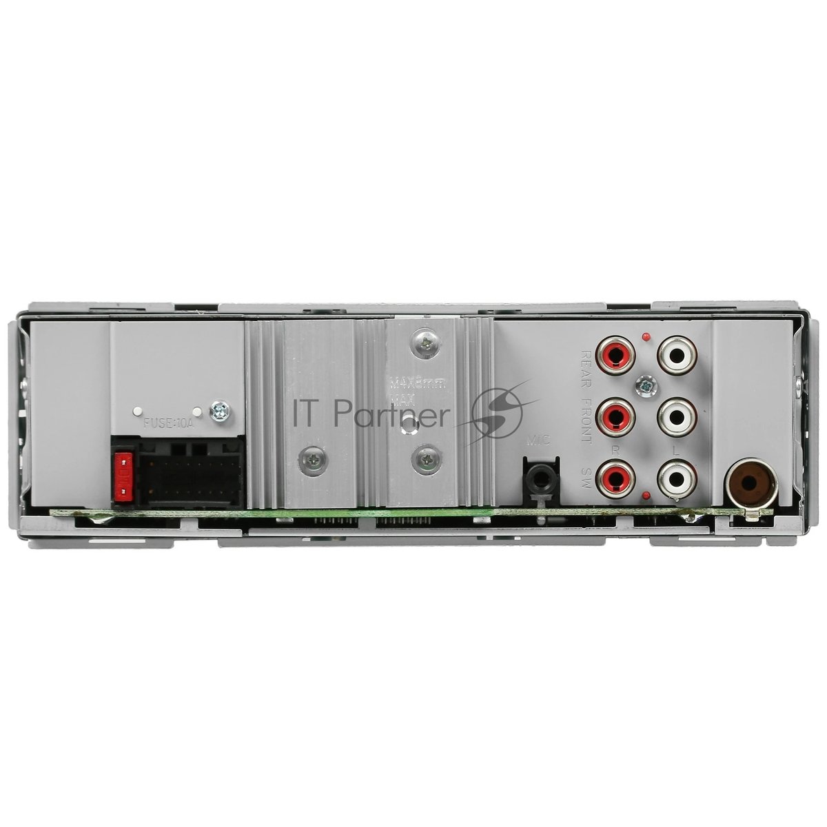 Автомагнитола Kenwood KMM-BT408, 1 DIN, Bluetooth, USB Type-A, AUX, съёмная панель