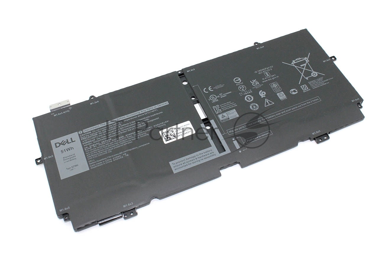 Аккумуляторная батарея для ноутбука Dell XPS 13 9310 7.6V 6710mAh