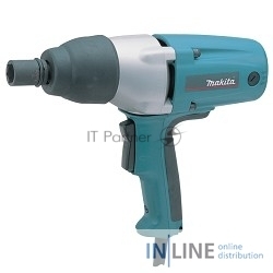 Гайковерт  Makita TW0350 Гайковерт, патрон: квадрат 1/2", количество скоростей: 1, мощность 400 Вт, реверс, вес 2.9 кг