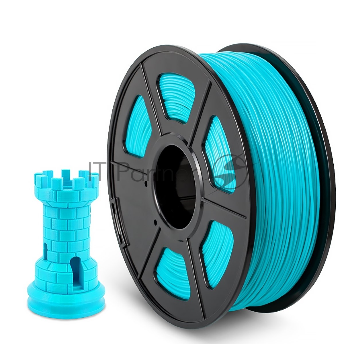 -/ Филамент NVPRINT ABS Cyan для 3D печати диаметр 1.75мм  длина 330 метров  масса 1 кг