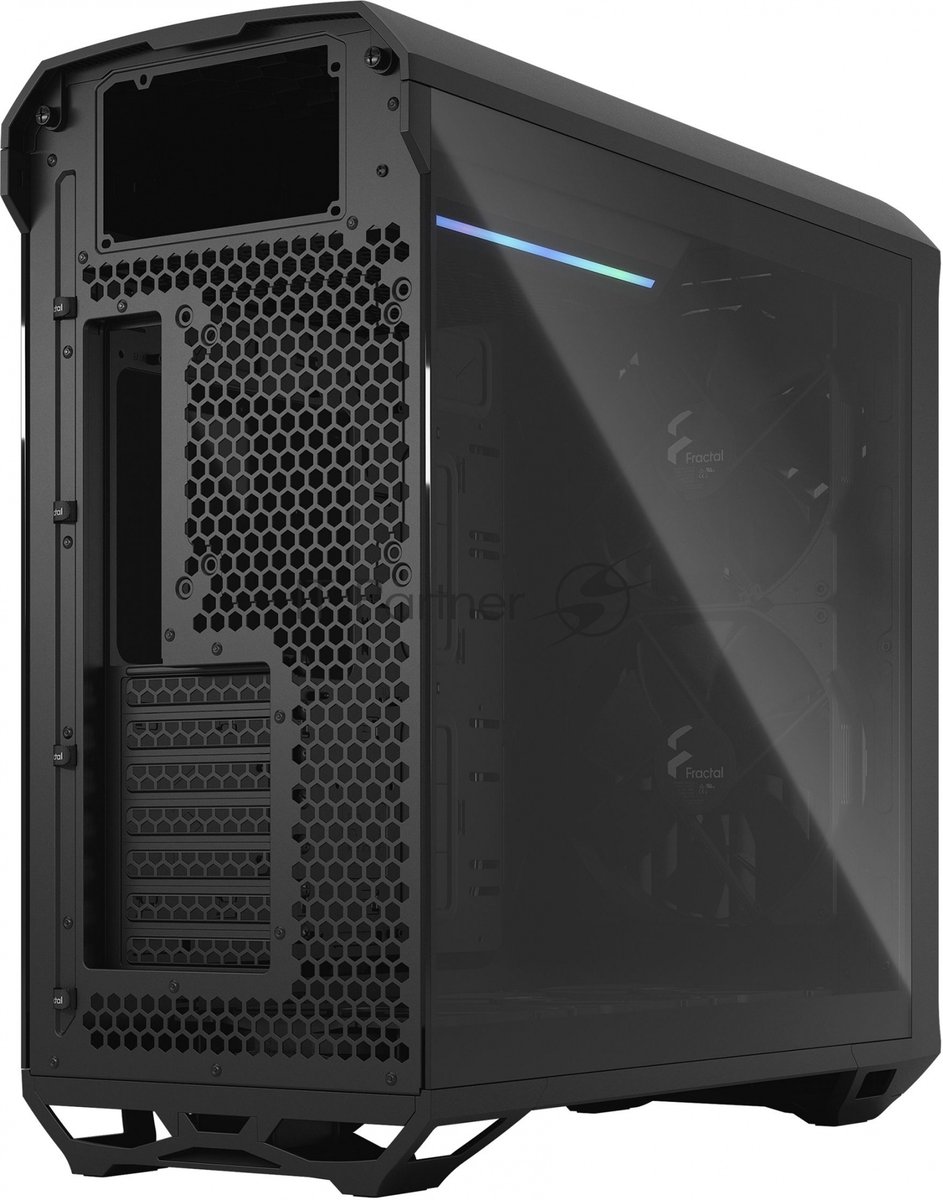 Компьютерный корпус Fractal Design Torrent Black TG Light Tint/E-ATX, TG, 2x3.5, 4x2.5, 7xPCI, 1xUSB-C, 2xUSB3.0/2x180mm, 3x140mm fans inc./FD-C-TOR1A-01