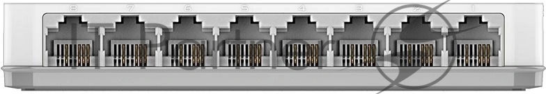 Коммутатор D-Link DES-1008C/F6/E, 8×100 Мбит/с, неуправляемый