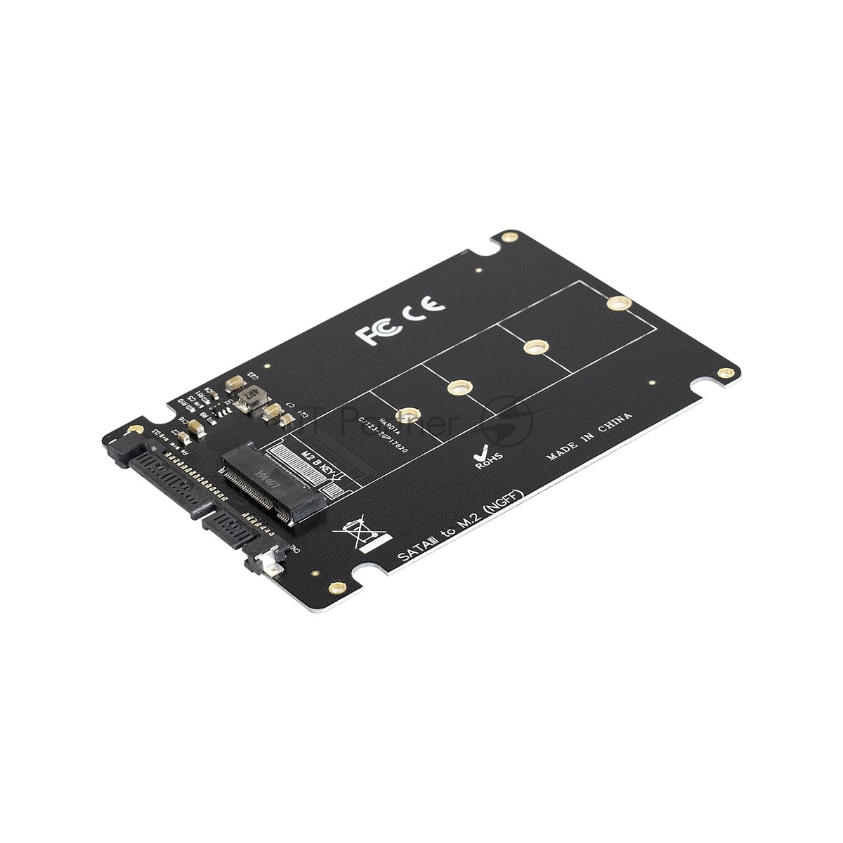 Exegate EX283708RUS Переходник EXE-527 M.2 B key -> 2.5" SATA