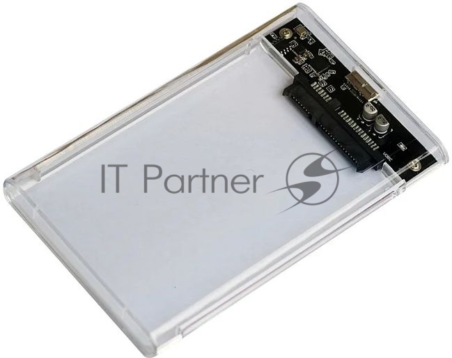 Внешний корпус для HDD/SSD AgeStar 3UB2P4C SATA III пластик прозрачный 2.5"